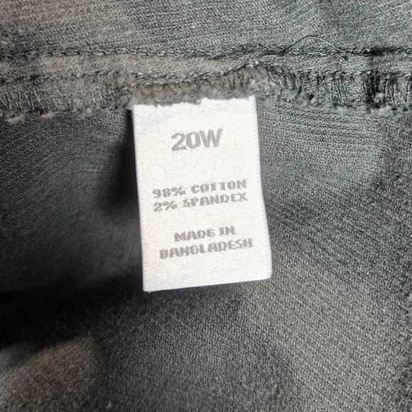 Vintage Fashion Bug Grey Corduroy Button Up Jacket Woman's Size 20W - Picture 10 of 12